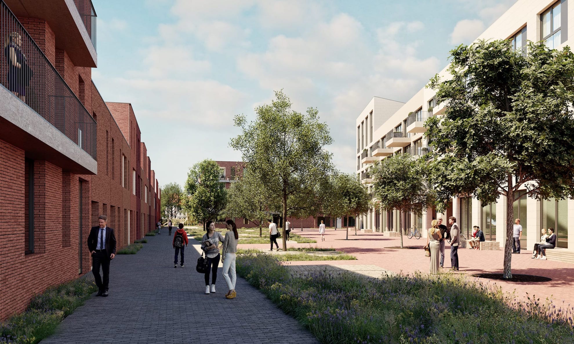 Eerste fase Niefhout: appartementen en rijwoningen
